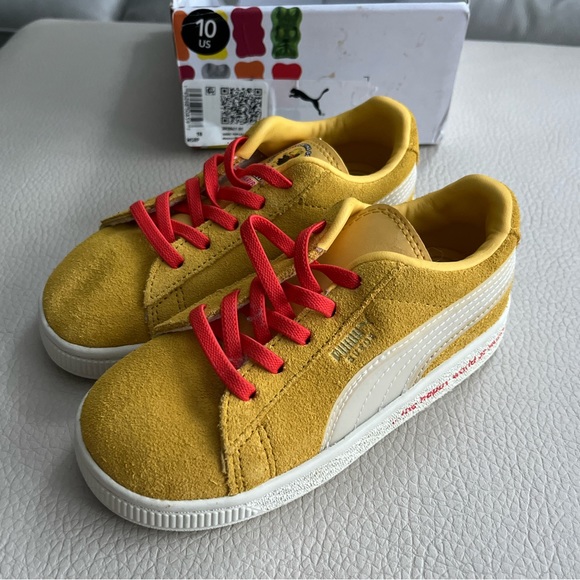 NWB - Puma x Haribo Kids’ Suede Triplex Shoes - Size 10 - Picture 1 of 8
